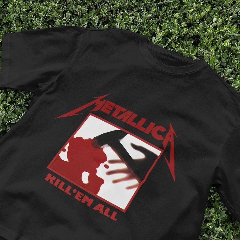 Rock Band T-shirt | Vintage Band T-Shirt | Red and Black | Rock Music Tee